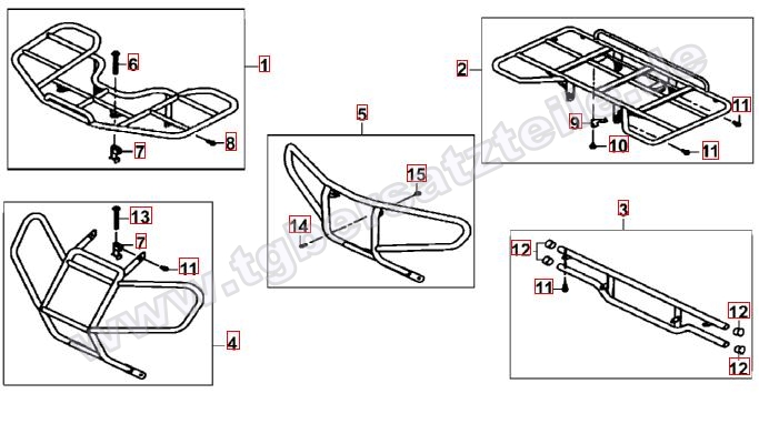 Gepäckträger vo. und hi.