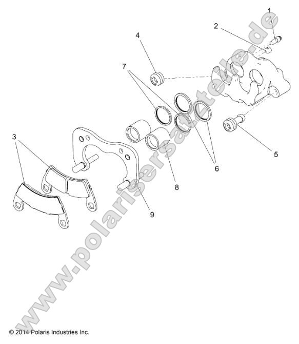Brakes, Rear Caliper Brakes, Rear Caliper