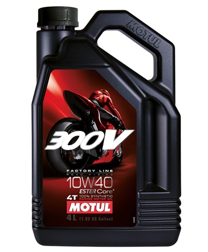 Motul Motoröl 300V 4T Factory Line Road Racing 10W40 - 4 Liter