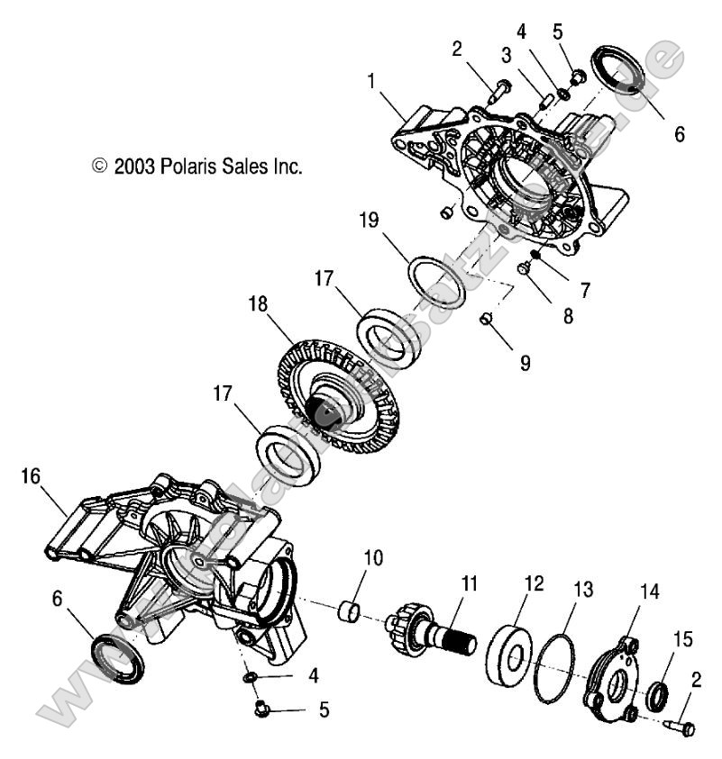 Rear Gearcase Rear Gearcase