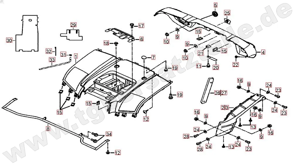 Heckverkleidung Heckverkleidung