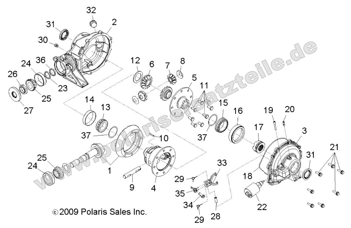 Drive Train, Rear Gearcase