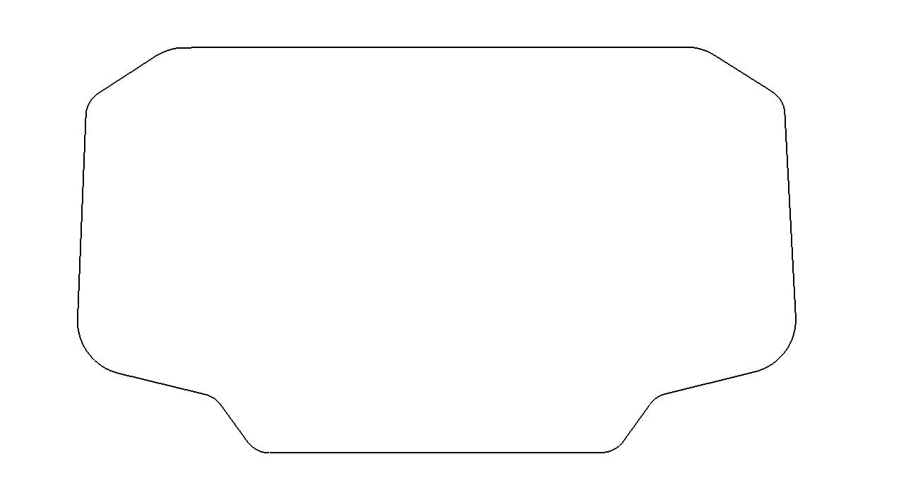 Puig Tachometer Displayschutzfolie transparent - Kawasaki - 21758W