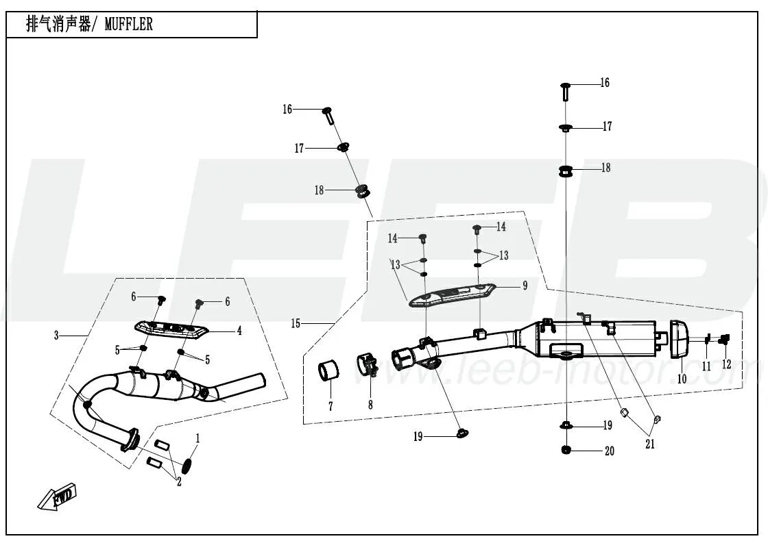 Auspuff Endschalldämpfer Auspuff Endschalldämpfer