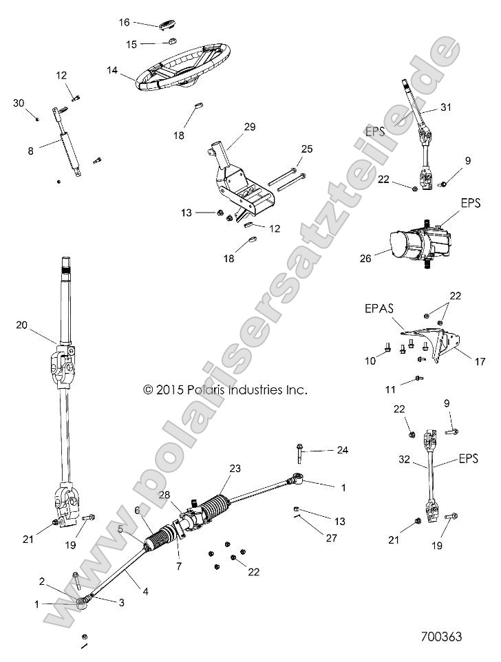 Steering, Steering Asm.