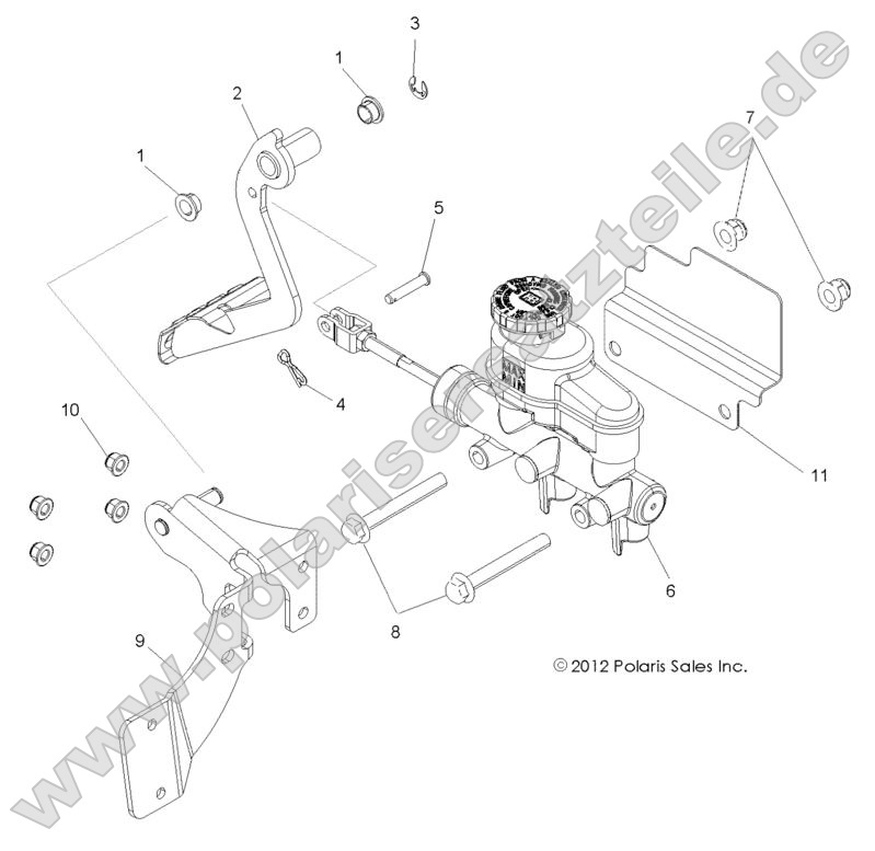 Brakes, Pedal and Master Cylinder