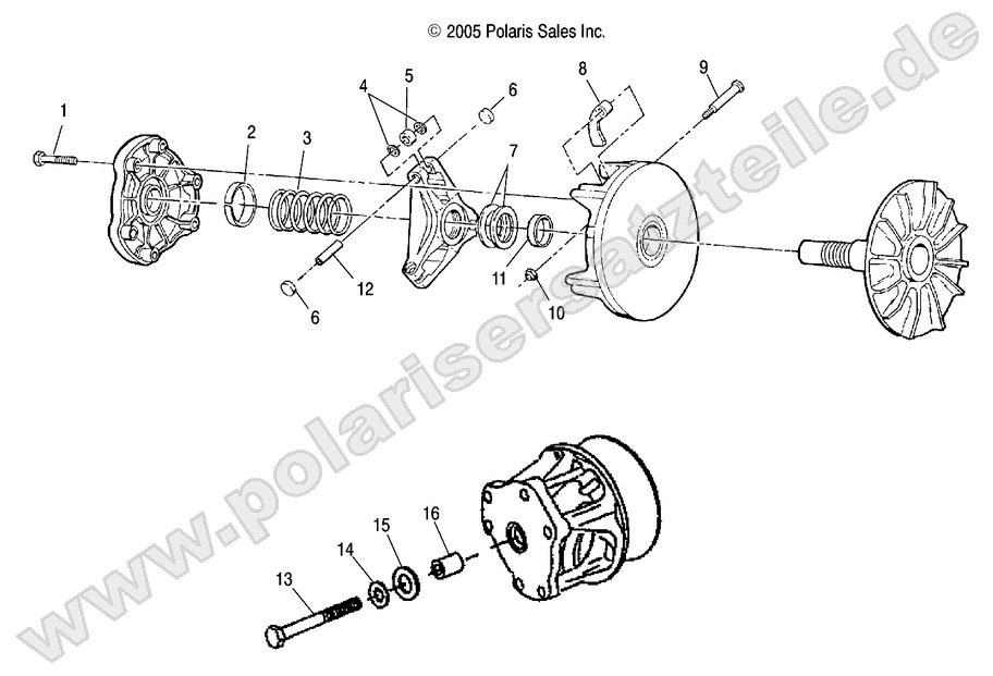 CLUTCH, DRIVE CLUTCH, DRIVE