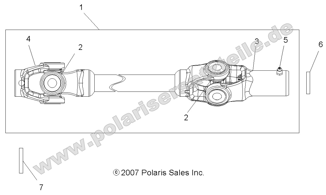Drive Train, Front Prop Shaft