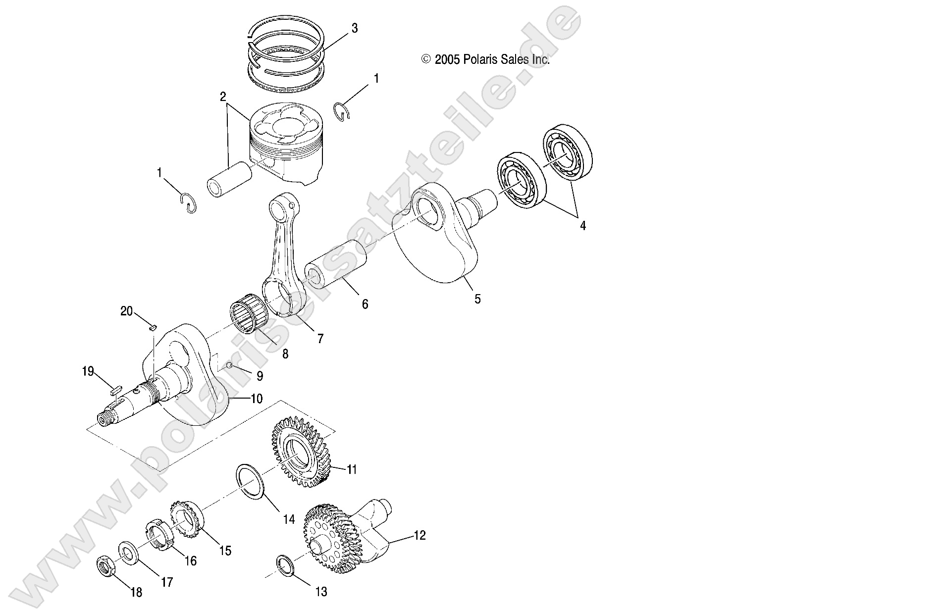 CRANKSHAFT and PISTON CRANKSHAFT and PISTON