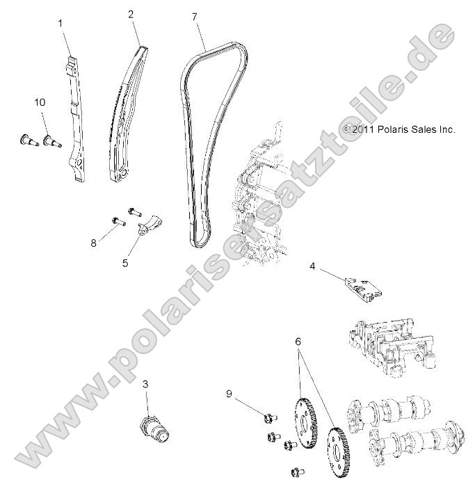 Engine, Cam Chain and Sprocket Engine, Cam Chain and Sprocket