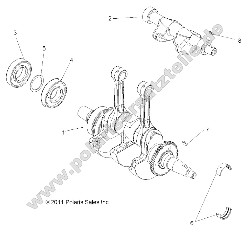 Engine, Crankshaft and Balance Shaft