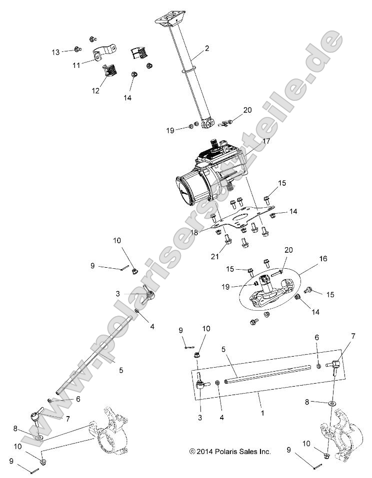 Steering, Steering Post Asm. (A17SVS95CM) Steering, Steering Post Asm. (A17SVS95CM)