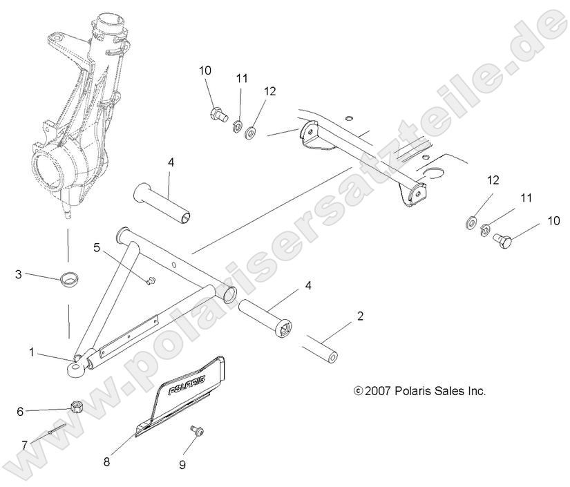 SUSPENSION, A-ARM and STRUT MOUNTING