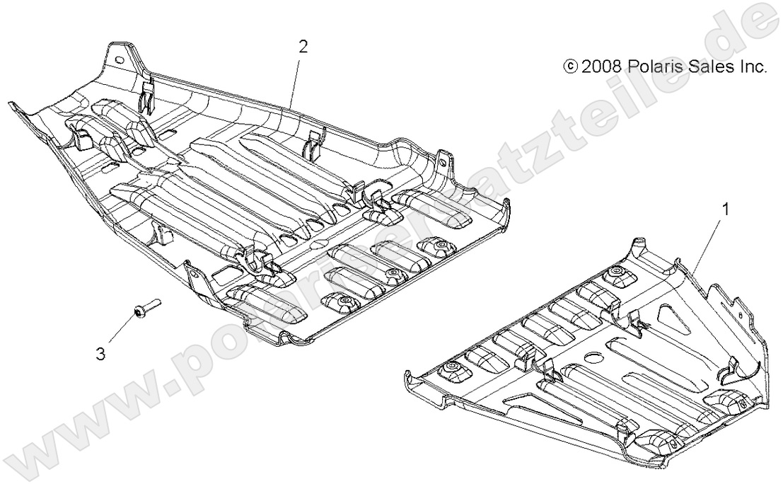 BODY, SKID PLATES BODY, SKID PLATES