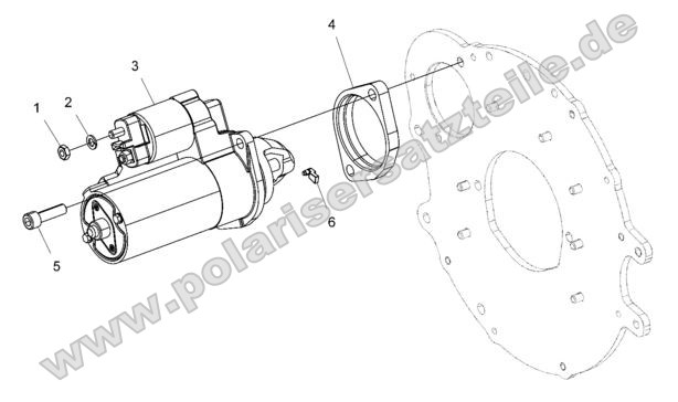Engine, Starter Motor Engine, Starter Motor