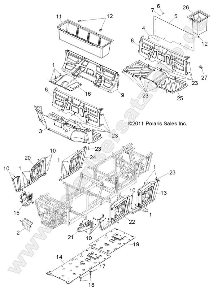 Body, Floor and Fenders Body, Floor and Fenders
