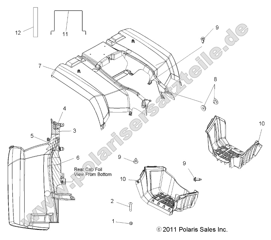 Body, Rear Cab and Footwells Body, Rear Cab and Footwells