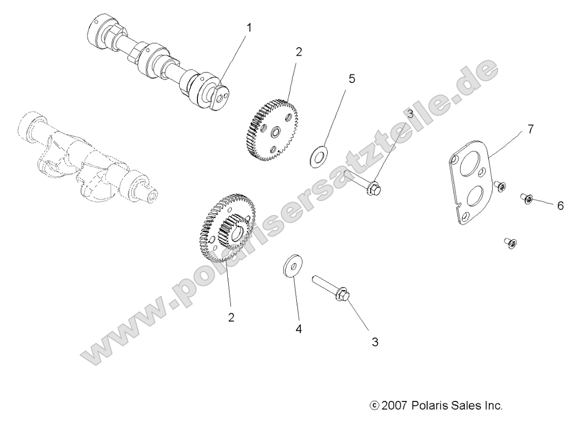 Engine, Camshaft and Gears Engine, Camshaft and Gears