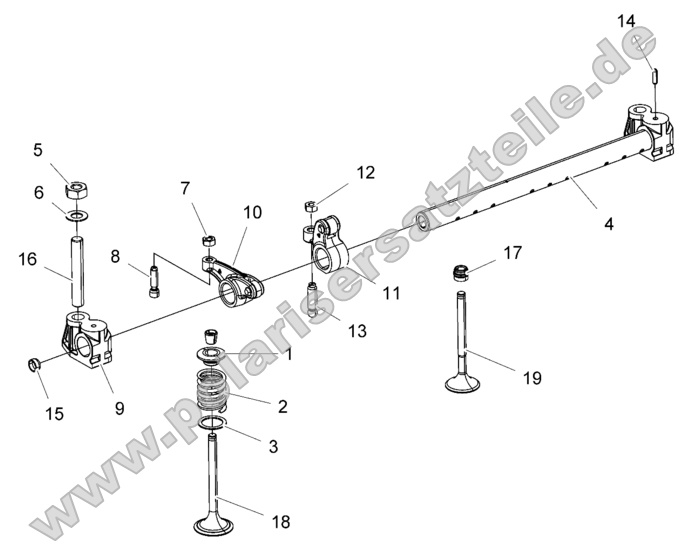Engine, Rocker Arm and Valves Engine, Rocker Arm and Valves
