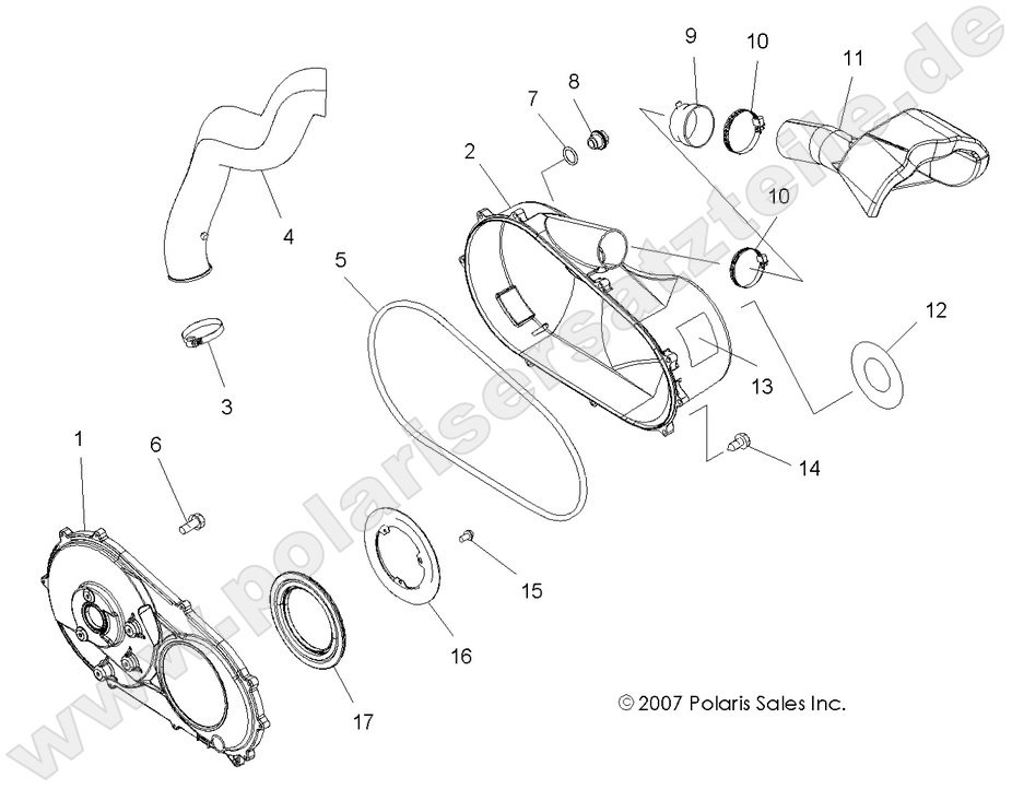BODY, CLUTCH COVER BODY, CLUTCH COVER