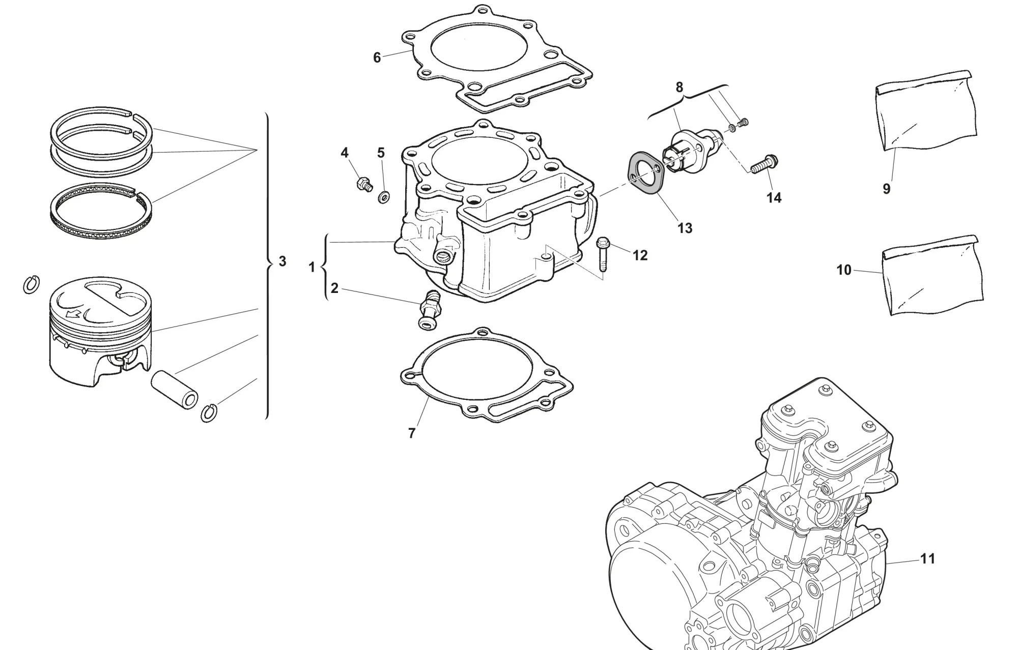 Kolben / Zylinder Kolben / Zylinder