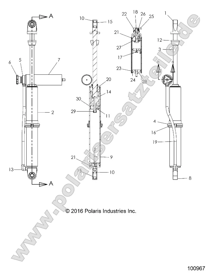 Suspension, Rear Shock Suspension, Rear Shock