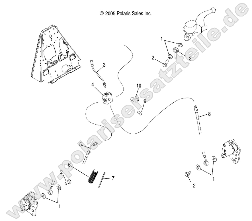 FRONT BRAKE LINES FRONT BRAKE LINES