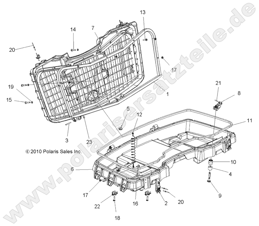 BODY, FRONT CARGO BOX BODY, FRONT CARGO BOX