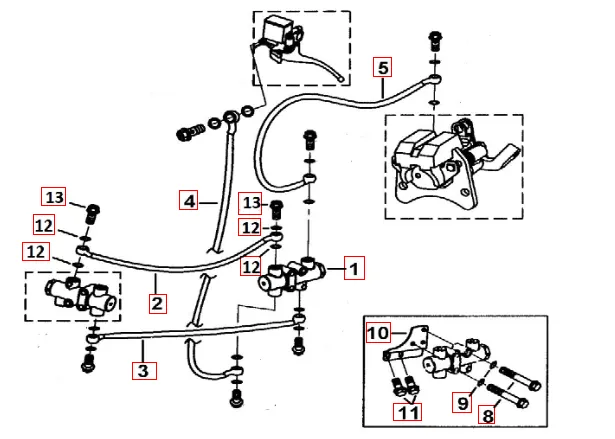 Bremsanlage hinten Bremsanlage hinten