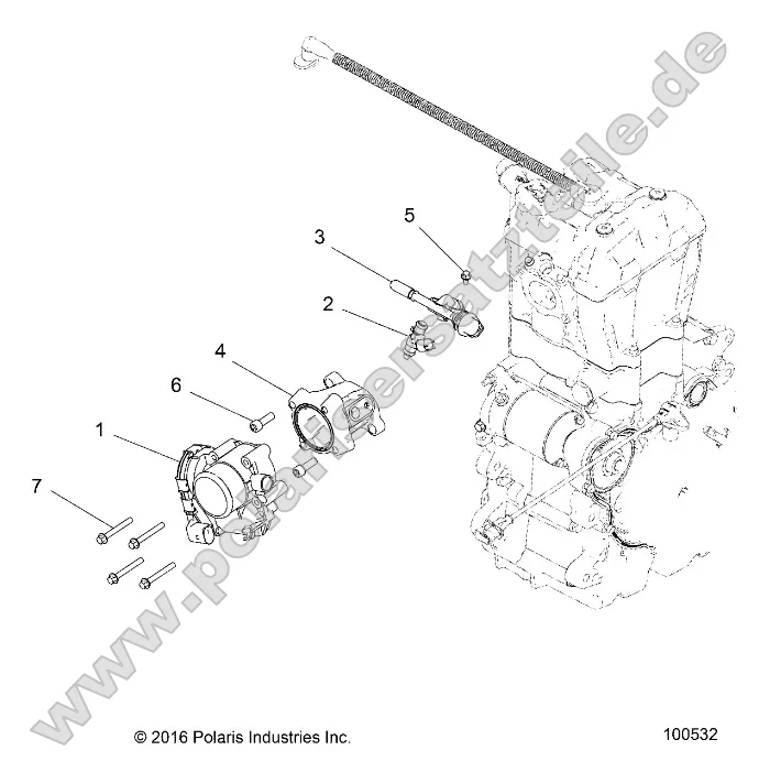 Engine, Throttle Body and Fuel Rail Engine, Throttle Body and Fuel Rail