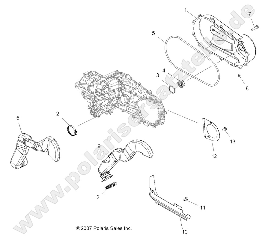 BODY, CLUTCH COVER BODY, CLUTCH COVER