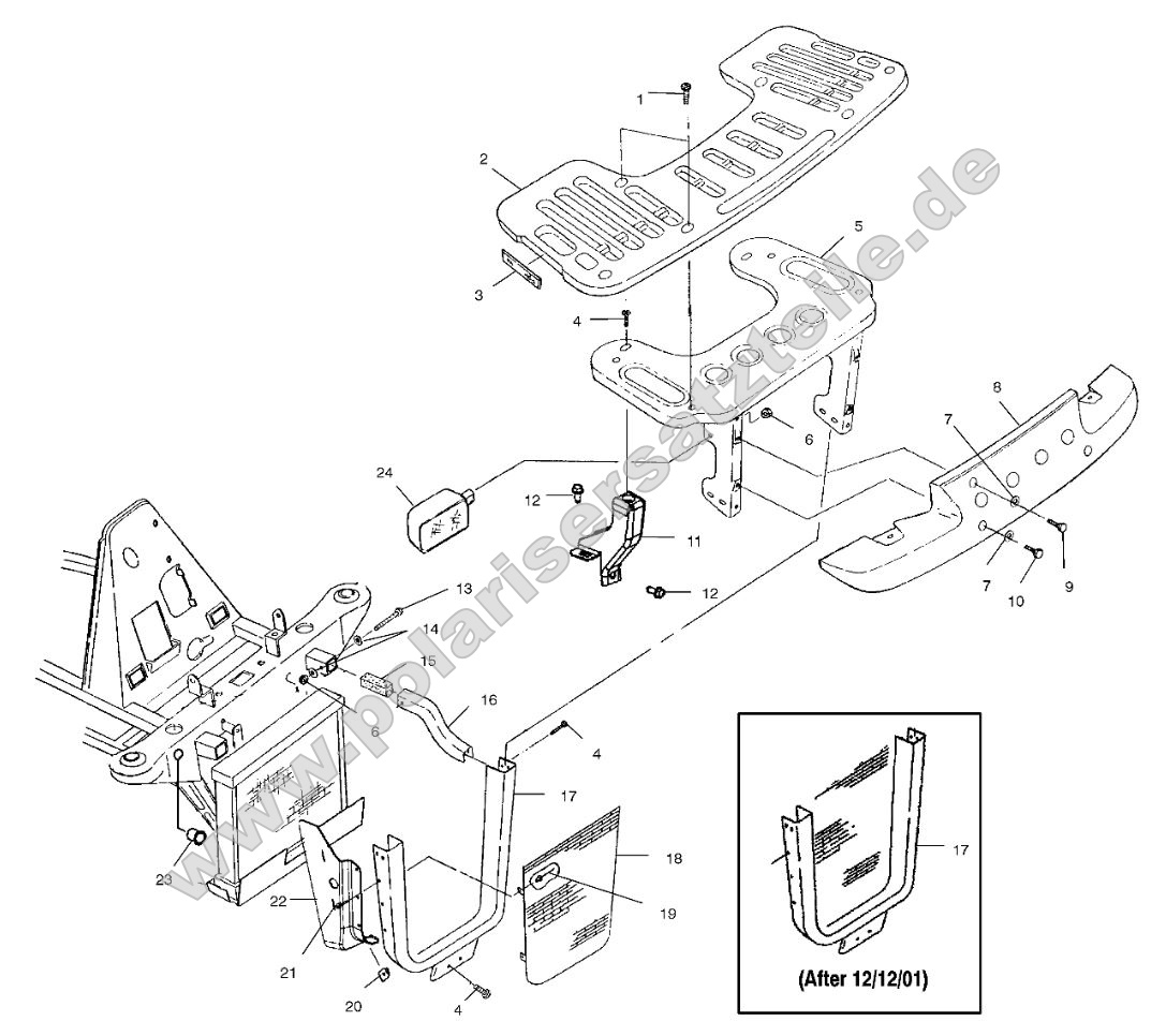Front Rack and Bumper Mounting Front Rack and Bumper Mounting