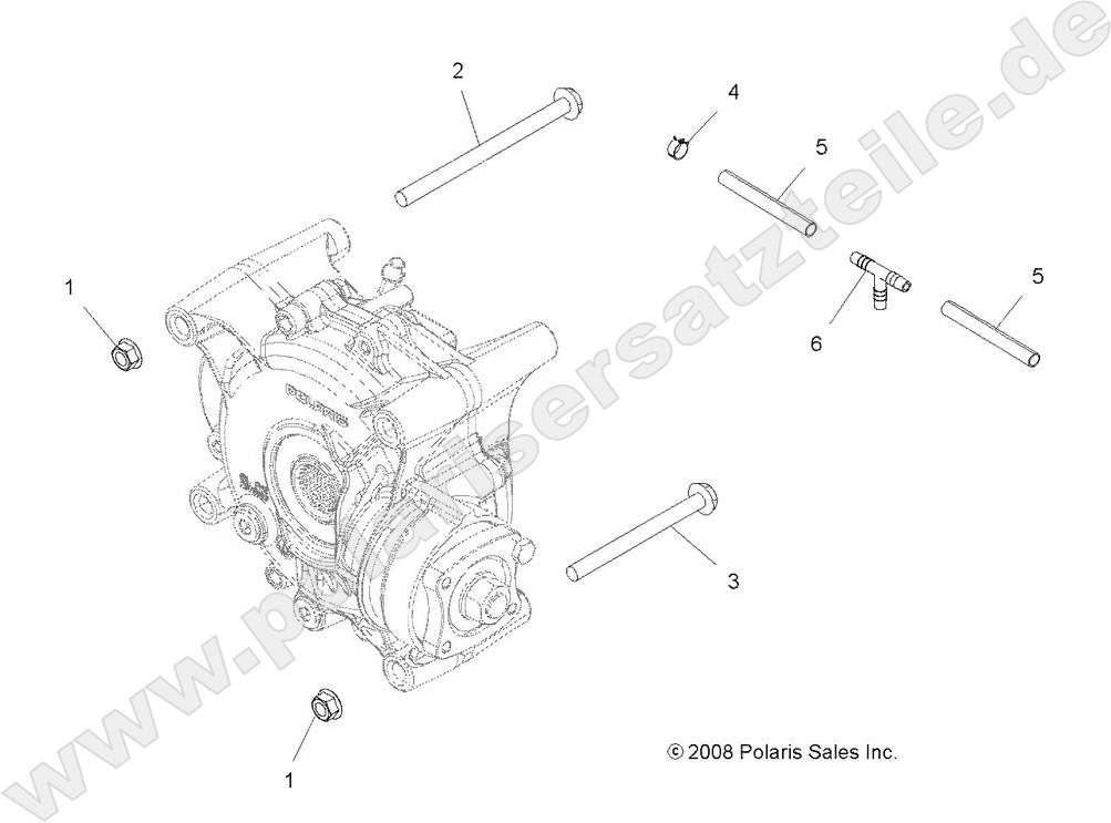 DRIVE TRAIN, GEARCASE MOUNTING, REAR DRIVE TRAIN, GEARCASE MOUNTING, REAR
