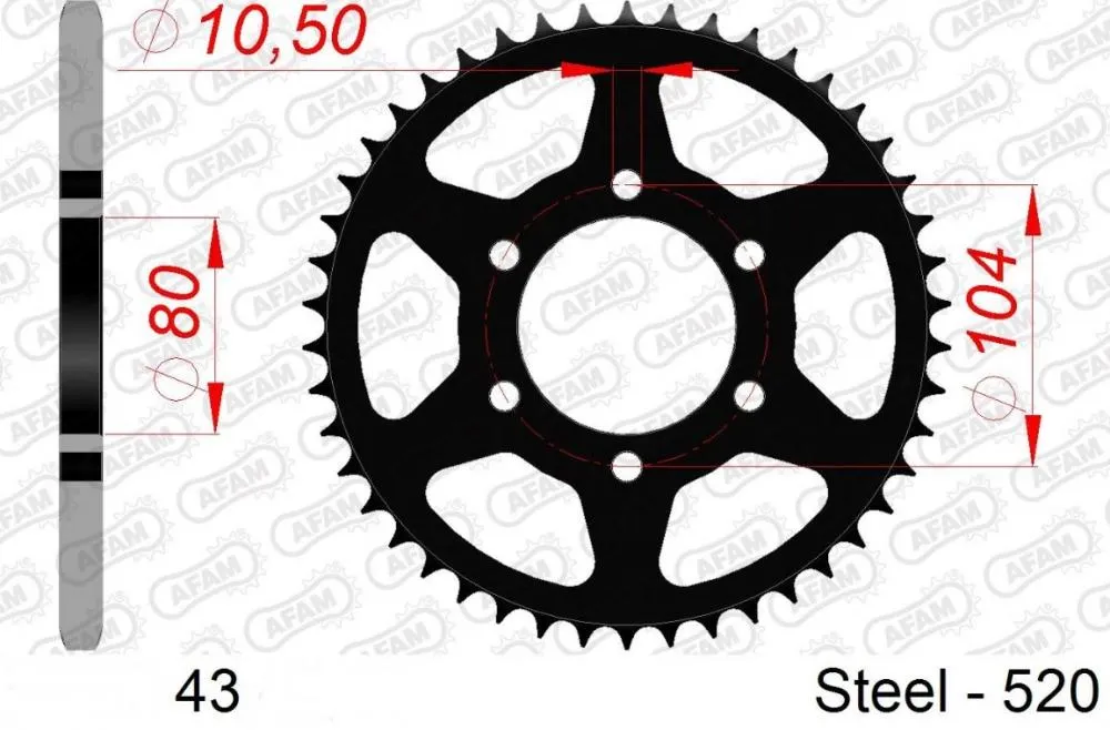 AFAM_3D_Kettensatz_Stahl_3D520ZK_15x43___Kawasaki_Z750_2004_14_Kettenrad AFAM 3D Kettensatz Stahl 3D520ZK 15x43 - Kawasaki Z750 /R /S 2004-14