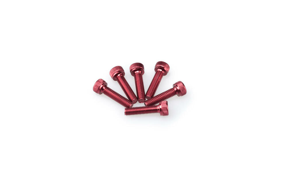 PUIG INBUS-SCHRAUBEN-KIT M5X20MM. ROT - 0147R