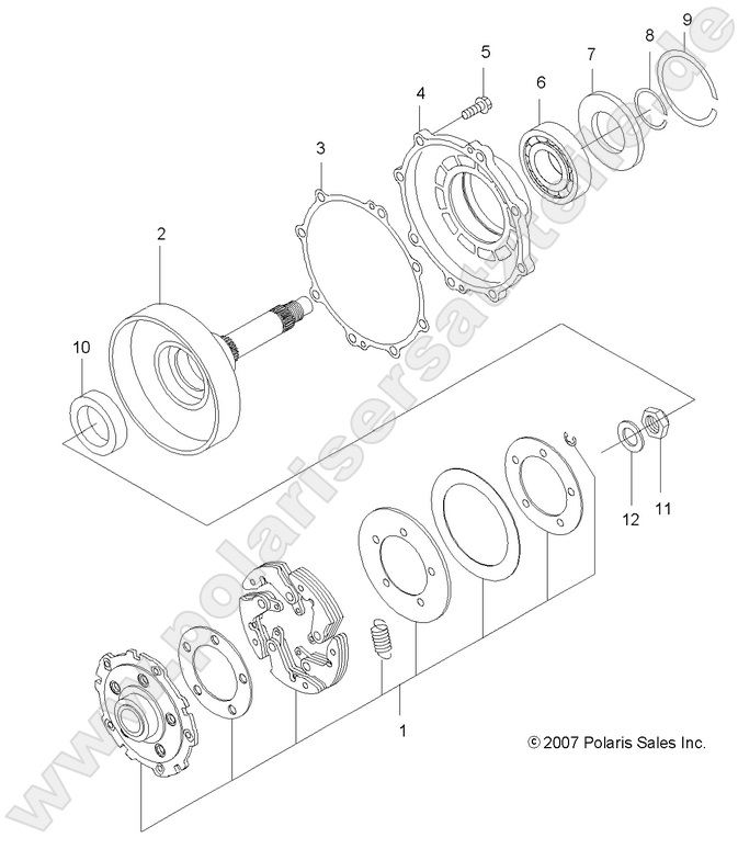 ENGINE, CLUTCH ENGINE, CLUTCH