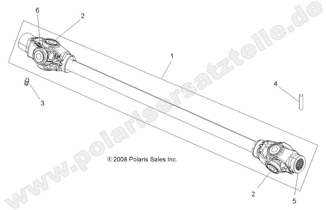 DRIVE TRAIN, PROP SHAFT, FRONT DRIVE TRAIN, PROP SHAFT, FRONT
