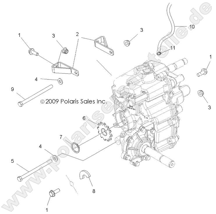 DRIVE TRAIN, MAIN GEARCASE MOUNTING DRIVE TRAIN, MAIN GEARCASE MOUNTING