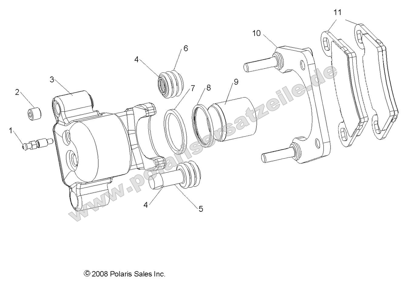 Brakes, Rear Caliper Brakes, Rear Caliper