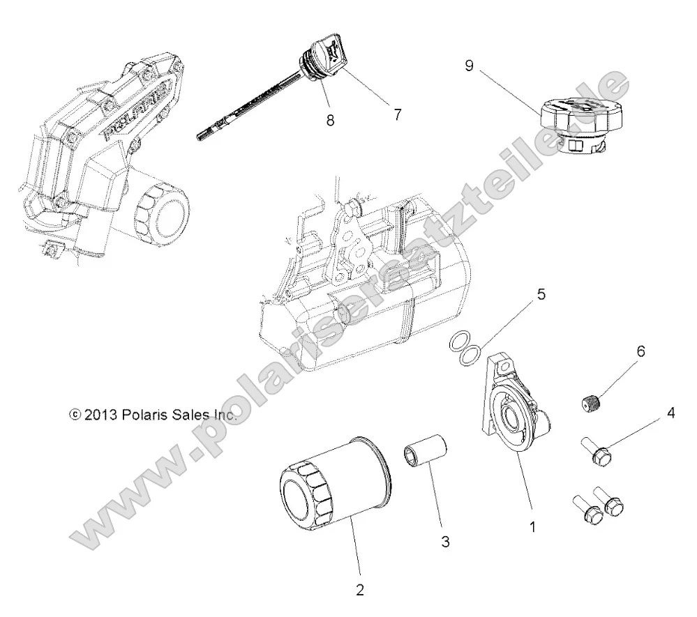 Engine, Oil Filter and Dipstick Engine, Oil Filter and Dipstick