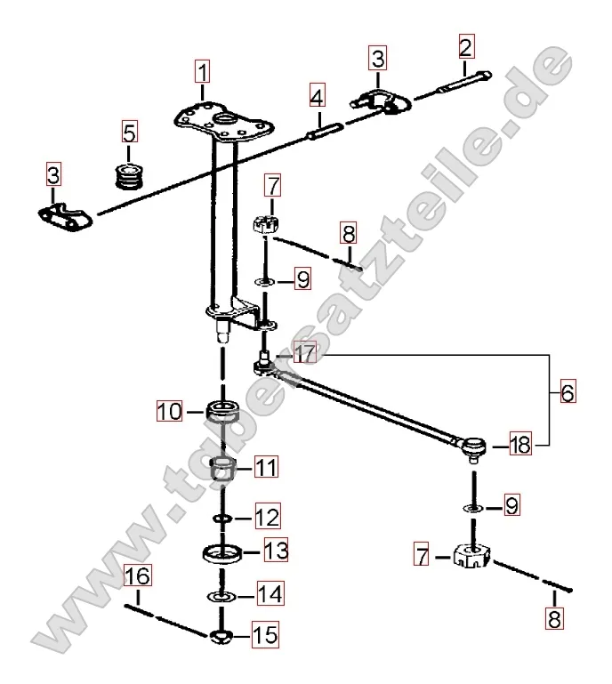 Lenksäule - Spurstange Lenksäule - Spurstange