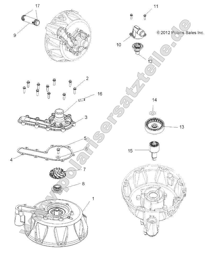 Engine, Cooling System and Water Pump Engine, Cooling System and Water Pump