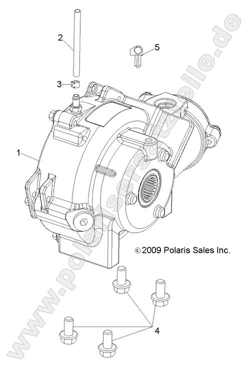 DRIVE TRAIN, FRONT GEARCASE MOUNTING