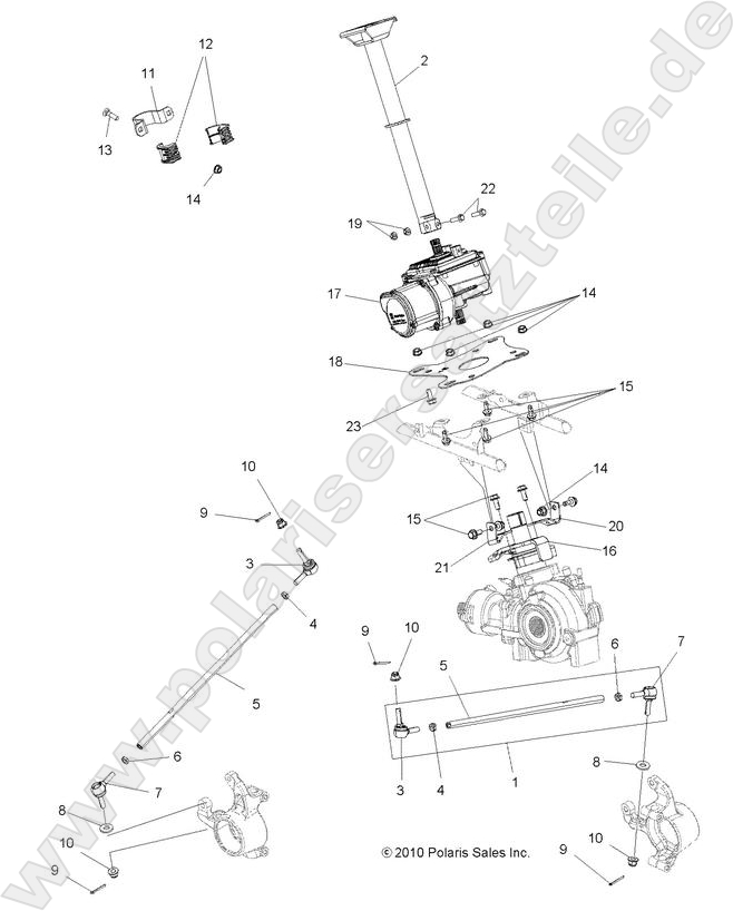 STEERING, STEERING POST ASM.
