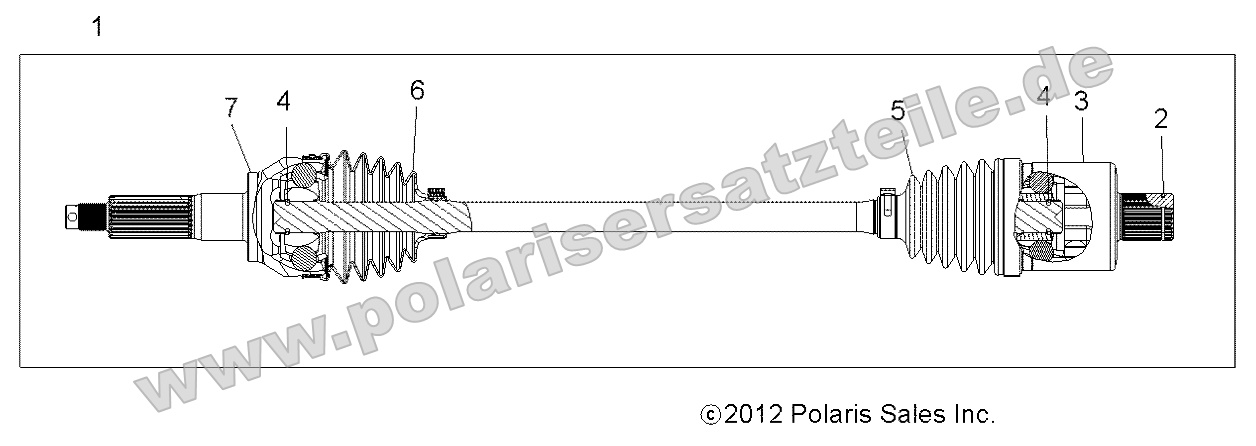 Drive Train, Rear Drive Shaft