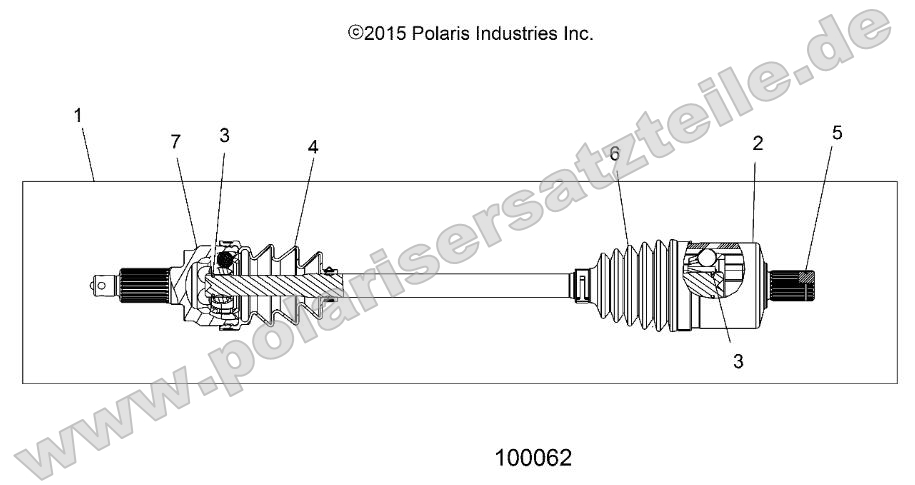 Drive Train, Drive Shaft, Front Drive Train, Drive Shaft, Front