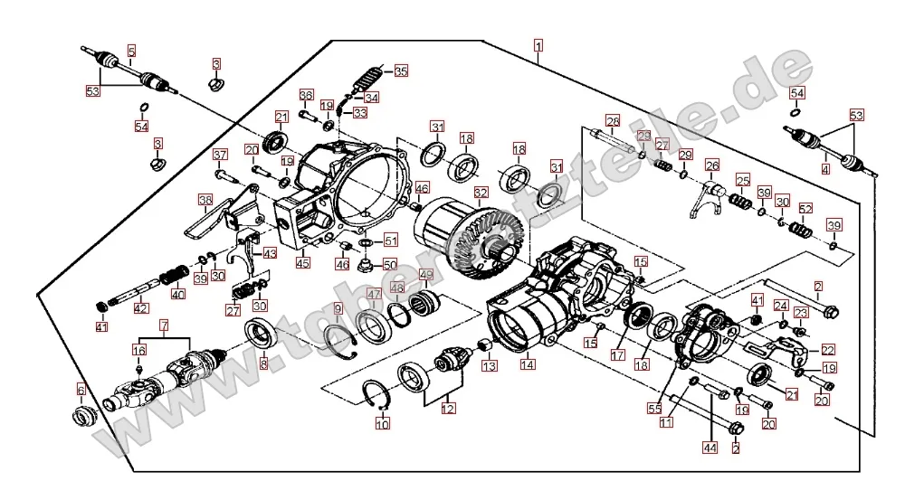Differenzial vorne Differenzial vorne