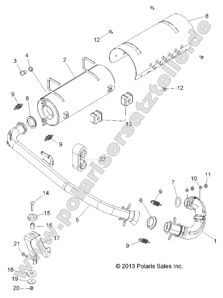 Engine, Exhaust System
