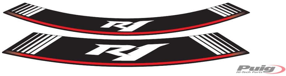 PUIG KIT 8 FELGENBÄNDER R1 SILBER - 5529P