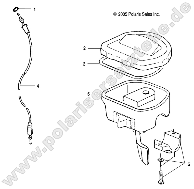 CONTROLS, THROTTLE ASM./CABLE CONTROLS, THROTTLE ASM./CABLE